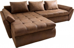 DELIFE Diivan Loana Brown 275 x 185 cm nurgadiivan Sleep Function Ottoman Variable