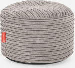 Lounge Pug Small Round Footstool Pouf, Bean Bag Stool, Small, Corduroy