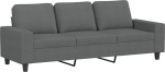 3-kohaline diivan tumehall 180 cm kangas 359400