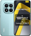 XIAOMI Poco M8 Pro 5G nutitelefon, 12 GB RAM + 512 GB m&auml;lu, 6,83-tolline 1,5K CrystalRes AMOLED, Snapdragon 7s Gen 4, 50 MP Light Fusion 800 OIS-iga, IP68, roheline, 2-aastane garantii