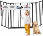 Baby Dan Configuration Grid Flex M, 90 - 146 cm - Valmistatud Taanis + T&Uuml;V / GS heakskiidetud, v&auml;rv: Antratsiit (eraldatav)