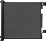 Sisse t&otilde;mmatav trepi turvav&auml;rav beebidele, 0-150 cm lai, beebipiirde, kassi- ja koerapiirde, &uuml;he k&auml;ega kasutatav, sobib sise- ja v&auml;litingimustes kasutamiseks (150 cm, must)