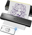 TATTMUSE Tattoo Printer Bluetooth, Stencil Dot Printer koos 10 t&uuml;ki paberiga, Tattoo Transfer nutitelefoniga PC, Stencil Printer t&auml;toveeringute kunstnike ja algajate jaoks