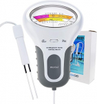 Kaasaskantav digitaalne 2 in 1 veekvaliteedi PH ja klooritaseme CL2 testija m&otilde;&otilde;tur ujumisbasseini spaa joogivee kvaliteedi anal&uuml;&uuml;si monitori jaoks