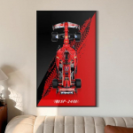 Display Wallboard Lego Technic Ferrari SF-24 jaoks, seinakinnitus 42207 mudelauto komplekti jaoks (auto ei kuulu komplekti), ruumi s&auml;&auml;stev lihtne kokkupanek loominguline kodukaunistus
