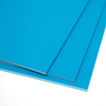 Artway Soft Cut Polymer A2 Sheets - Traditional Lino Alternative - Ideal for Print Graphics/Lino Printing - Pack of 3 Sheets - Blue
