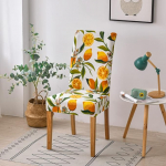 Highdi toolikatted, 1/2/4/6 tk komplekt Stretch katted, toolikatted, universaalne, eemaldatav, pestav toolikate, elastsed katted, Stretch toolikate s&ouml;&ouml;gitoa, hotelli, peo jaoks (6 tk, kollane).