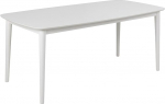 AC Design Furniture Monty pikendatav s&ouml;&ouml;gilaud 6-kohaline ristk&uuml;likukujuline lauaplaat, valge &uuml;mmargused jalad K&ouml;&ouml;gilaud v&auml;ljat&otilde;mmatava lauaplaadiga B 180 x K 75 x S 90 cm