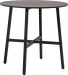 HOMCOM s&ouml;&ouml;gilaud 80 x 80 cm &uuml;mmargune k&ouml;&ouml;gilaud 4 inimesele s&ouml;&ouml;gilaud terasraamiga, t&ouml;&ouml;stuslik laud k&ouml;&ouml;ki, s&ouml;&ouml;gituppa ja elutuppa, rustikaalne pruun