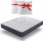 Naturalex - Perfectsleep k&uuml;lma vahuga madrats 135 x 190 cm k&otilde;vadus H2 - &Ouml;ko-Tex sertifitseeritud - Lateks sinine 7-tsooniline madrats k&otilde;rgus 21 cm - Valmistatud Euroopa Liidus