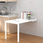 N&auml;htamatu ujuv kokkupandav seinalaud, kirjutuslaud, arvutilaud, multifunktsionaalne t&ouml;&ouml;laud, k&ouml;&ouml;gilaud, s&ouml;&ouml;gilaud, teisaldatav seinamaalinguks, baarilaud, kruvidega (90 x 60 cm / 35,5 x 24 tolli)