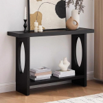 Konsolentisch Hinter Dem Sofa, Massivholz Flurtisch Im Landhausstil Eingangstisch, f&uuml;r Wohnzimmer, Flur, Sofabereich Oder Diele(140cm/55.1in)