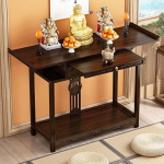 Buddha-Altartisch aus Bambus mit Schubladen, lihtsam chinesischer Schreinschrank f&uuml;r Zuhause, buddhistischer Opfertisch (100 x 33 x 100 cm) - Elegantes Nischendesign