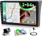 2+64G Android autoraadio Nissan Navara 2006-2014 juhtmevaba Carpaly & Android Car, 9-tolline IPS puuteekraaniga raadio koos Bluetooth/GPS/Reversioonikaamera/FM/WiFi/SWC/26UI-ga