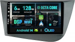 SXAUTO - 6G + 128G - Android 12 IPS autoraadio Seat Leon MK2 (2005-2012) jaoks - Sisseehitatud Carplay/Android Car/DSP - LED-kaamera + MIC - DAB roolijuhtimiss&uuml;steem Fast Boot 360-CAM WiFi - 2 DIN 9 tolliga