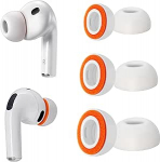 Asendusk&otilde;rvaklapid AirPods Pro 3 jaoks, AirPods Pro 3. p&otilde;lvkonna pehme vaht silikoonist k&otilde;rvaklapid, libisemisvastane disain sobib laadimiskohale, 3 paari (S/M/L, valge)