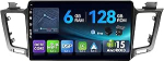 [6G + 128G, Octa-Core] - MSD Autoradio Toyota RAV4 (2013-2018) Android 15 GPS navigatsiooniradio CarPlay Android auto roolijuhtimine Dual Band WiFi DSP DAB tagurduskaamera MIC 2 DIN 10.1