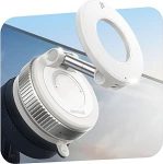 Lamicall Magnetic Car Mobile Phone Holder for Magsafe Car Mount - [Vacuum Suction Cup & 24 x Magnet] Mag Safe Holder Car Mobile Phone Holder 360&deg; Rotatable Car Holder for iPhone 17 16 15 14 13 12 Pro