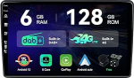 [6G+128G | Sisseehitatud DAB+ 4G] - MSD Autoradio Fiat Ducato / Citroen Jumper / Peugeot Boxer | Android 15 GPS raadio | CarPlay Android auto roolijuhtimine | Cam&eacute;ra MIC | Octa-Core 2 DIN 9-tolline