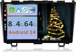 [4GB + 64GB] Android 14 autoraadio Honda CRV (2007-2011)-[Integreeritud CarPlay/Android Car/DSP/GPS]-9-tolline IPS puuteekraan CAM+MIC-DAB/Mirror Link/Bluetooth 5.0/AHD/360 Camera/WiFi/USB/4G