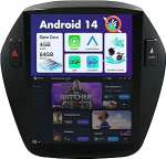 SXAUTO Android 12 autoraadio Hyundai i30 (2017-2018) - Sisseehitatud Carplay/Android auto - LED kaamera + mikrofon - 4G + 64G - DAB 360-CAM roolijuhtimine Fast Boot WiFi AHD Bluetooth - 2 DIN IPS 9.7