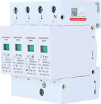4P House Surge Protection 40KA Madalpinge Arrester &Uuml;lepinge Arrester DIN Rail LT1-40 DIN Rail kaitse &auml;ikesekaitse, magnetiline puhumine t&uuml;&uuml;p