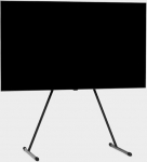 Pjedestaal Viva TV statiiv 40 kuni 70 tollile, kvaliteetne TV statiiv kaasaegse disainiga, vastupidav terasest TV statiiv, stiilne TV statiiv kaldjala ja &uuml;marate jalgadega (must).
