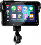 VECHTEL mootorratta navigeerimine juhtmevaba CarPlay ja Android auto Moto, 5-tolline HD puuteekraaniga GPS navigatsioon mootorratta jaoks, IP68 veekindel, Bluetooth, assistent Siri/GOO-gle, TPMS