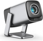 Miniprojektor Kaasaskantav videoprojektor, HD 1080P toetatud, &uuml;hildub TV Stick, HDMI, USB, AV, s&uuml;learvutiga