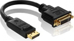 PureLink PureInstall PI170 Sertifitseeritud DisplayPort-DVI adapter / DisplayPort isas - DVI-D (24+5) emas - Single Link 0,1 m