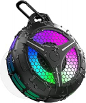 Ortizan du&scaron;&scaron; Bluetooth-k&otilde;lar, muusikakast Bluetooth 5.3 du&scaron;&scaron;, IPX7 veekindel 6 RGB valgus 20H Stereo heli 15W kristall heli ja s&uuml;gav bass k&auml;ed-vabad funktsioon rannas telkimine kingitused