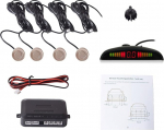 CoCar auto tagurdussignalisatsiooni parkimisabi 4 sensorit parkimisassistent parkimiss&uuml;steem PDC + LED-indikaatorid + akustiline hoiatus - Champagne Gold