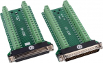 euroharry DB37 Female + Male D-SUB 2Row 37Pin Breakout Connector (emane + isane)