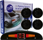 Dolphin DPS450 tagurdavad parkimisandurid 32 v&auml;rvitoonis, 4 ultraheli radaranduri komplekt Audio & Display Alert System Matte & Glossy Black + 30 muud v&auml;rvi (must)