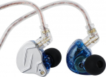 LINSOUL KZ ZSN Pro Dual Driver 1BA + 1DD h&uuml;briidk&otilde;rvaklapid HiFi In-Ear Monitor eemaldatava 2-poolse kaabliga, tsingisulamist paneel (sinine, ilma mikrofonita)