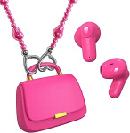 ANCwear juhtmevabad Bluetooth-k&otilde;rvaklapid - Stiilsed k&otilde;rvaklapid koos mini k&auml;ekoti laadimiskohvriga, riputamiseks nagu k&auml;ekott, 22 tundi m&auml;nguaega, kingitusidee naistele ja teismelistele