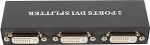 DVI Splitter 1:2 jaotuse dubleerija PC s&uuml;learvuti DVR projektor HDTV jaoks - kadudeta &uuml;lekanne (EU pistik)
