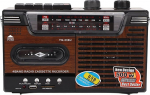 AM-FM raadio koos kassetim&auml;ngijaga, Retro Boombox AM-FM raadio koos kassetim&auml;ngijaga, multifunktsionaalne, 80ndate klassikaline retrostiil, toetab m&auml;lukaarti ja USB-d.