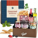 Gepp's Gourmet Kinkekorv, kingitus parimate h&otilde;rgutistega nagu tr&uuml;hvli&otilde;li ja maasika &scaron;ampanja spread, valmistatud vastavalt oma valemile, Gourmet kingiidee