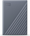 WD My Passport Hard Drive Works with USB-C 5TB (Mobile Hard Drive, Password Protection, Backup Software, USB 3.2 Gen 1, 3 Year Warranty) Silicon Grey