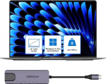 GEEKOM GeekBook X14 Pro s&uuml;learvuti, 999 g Ultralight, 14-tolline 2.8K OLED, Ultra 9-185H, 32GB LPDDR5x RAM 7500MT/s, 2TB SSD, 2X USB4, s&otilde;rmej&auml;lg ja veebikaamera liugur, kuni 16-tunnine aku, Copilot+, Windows