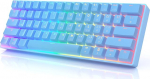 GK61 mehaaniline m&auml;nguklaviatuur - 61 klahvi RGB valgustatud LED taustavalgustusega PC / Mac Gamer
