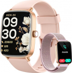 Nutikellad naised mehed koos telefoni funktsiooniga, 1,85-tolline nutikell, spordikell koos s&uuml;dame l&ouml;&ouml;gisageduse SpO2 une monitori sammuloenduriga, 100+ spordirežiimid, spordikell, IP68 veekindlad kellad iOS Androidile