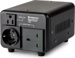 Bronson++ TI 110-voldine pingemuundur / USA trafo - Sisse: 100-120 v&otilde;i 220-240 volt / V&auml;lja: 110 ja 220 volt - Bronsoni r&otilde;ngass&uuml;damikuga trafo.