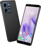 Hot50Pro Odav mobiiltelefon, 5,0-tolline HD-ekraan, 16 GB ROM (laiendatav kuni 128 GB), 3500 mAh suur aku, Face ID/WiFi/GPS/Android telefon (must)