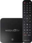 waipu.tv Box | Sisaldab valgustusega kaugjuhtimispulti | TV WiFi | LAN | HDMI | 4K | HDR10+ | Dolby Vision | Dolby Atmos | 3 kuu vaut&scaron;er 300 telekanalit ja 40 000 filmi ja seriaali jaoks