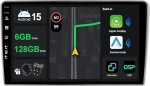 [6G + 128G] IPS 9-tolline Android 15 autoraadio Toyota Avensis 2003-2009 koos Navi Octa Core'iga [Sisseehitatud CarPlay/Android Car/DSP/peegel Link/GPS Navi/360 Camera/Bluetooth 5.0/WiFi/USB