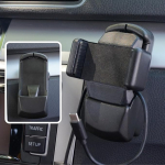 Mobiiltelefoni hoidik VW-le Salvestus hoidik | Mobiiltelefoni ettevalmistus | USB-C laadimiskaabel | Sobib VW Passat, Golf, Touran, Polo, Tiguan, T5 (2003-2014) jaoks.