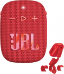JBL Box Wind 3S kaasaskantav minibluetooth-k&otilde;lar veekindel koos klambriga spordi, jalgratta ja rolleri jaoks - Bass Boost - punane