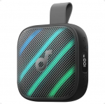 Soundcore Boom Go 3i by Anker Kaasaskantav k&otilde;lar 15W heliga, 24h m&auml;nguaeg, BassUp 2.0, laadimisfunktsioon, Bluetooth 6.0, RGB valgusn&auml;itus, IP68 veekindel k&otilde;lar matkamiseks/laagerdamiseks (must)